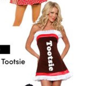 Sexy Tootsie Roll Costume S/M